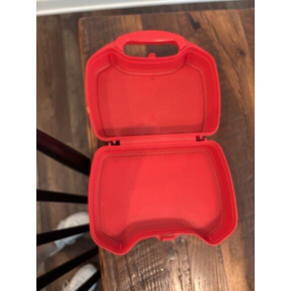 Snoopy Whirley Drink Works Plastic Lunch Box Red - Picture 5 of 5